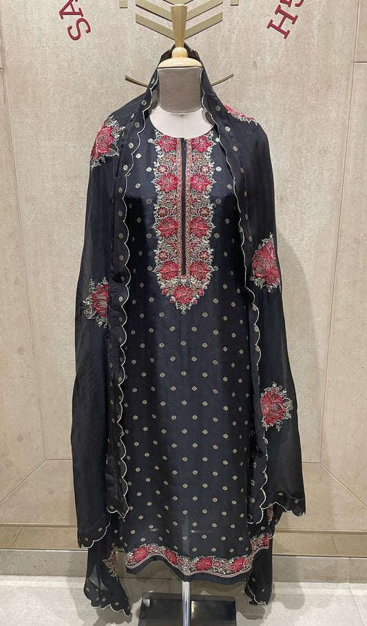 Dhreeta 2082 Naariti Silk Jacquard Unstitched Suits