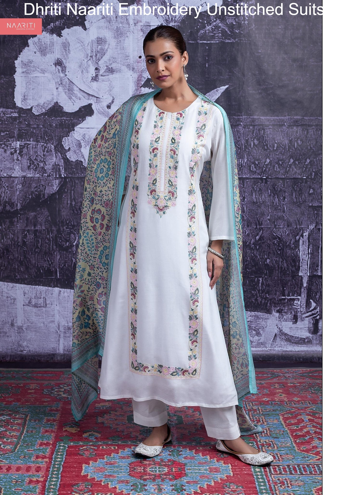 Dhriti Naariti Embroidery Unstitched Suits