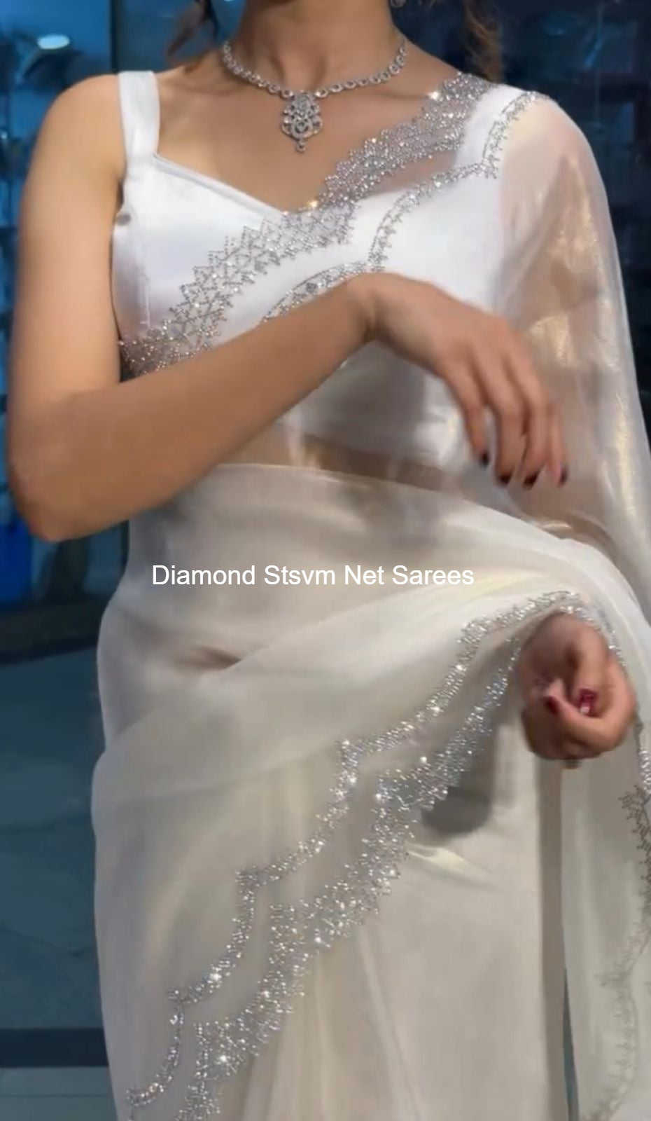Diamond Stsvm Net Sarees