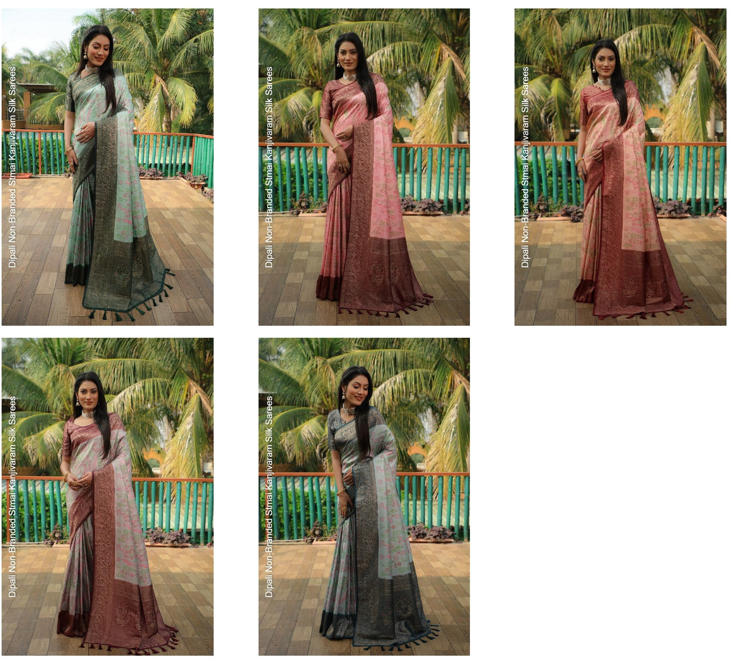 Dipali Non-Branded Stmai Kanjivaram Silk Sarees