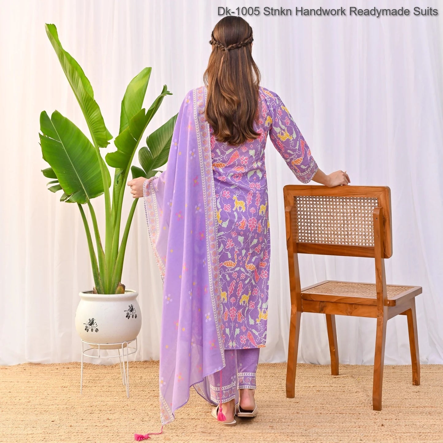 Dk-1005 Stnkn Handwork Readymade Suits