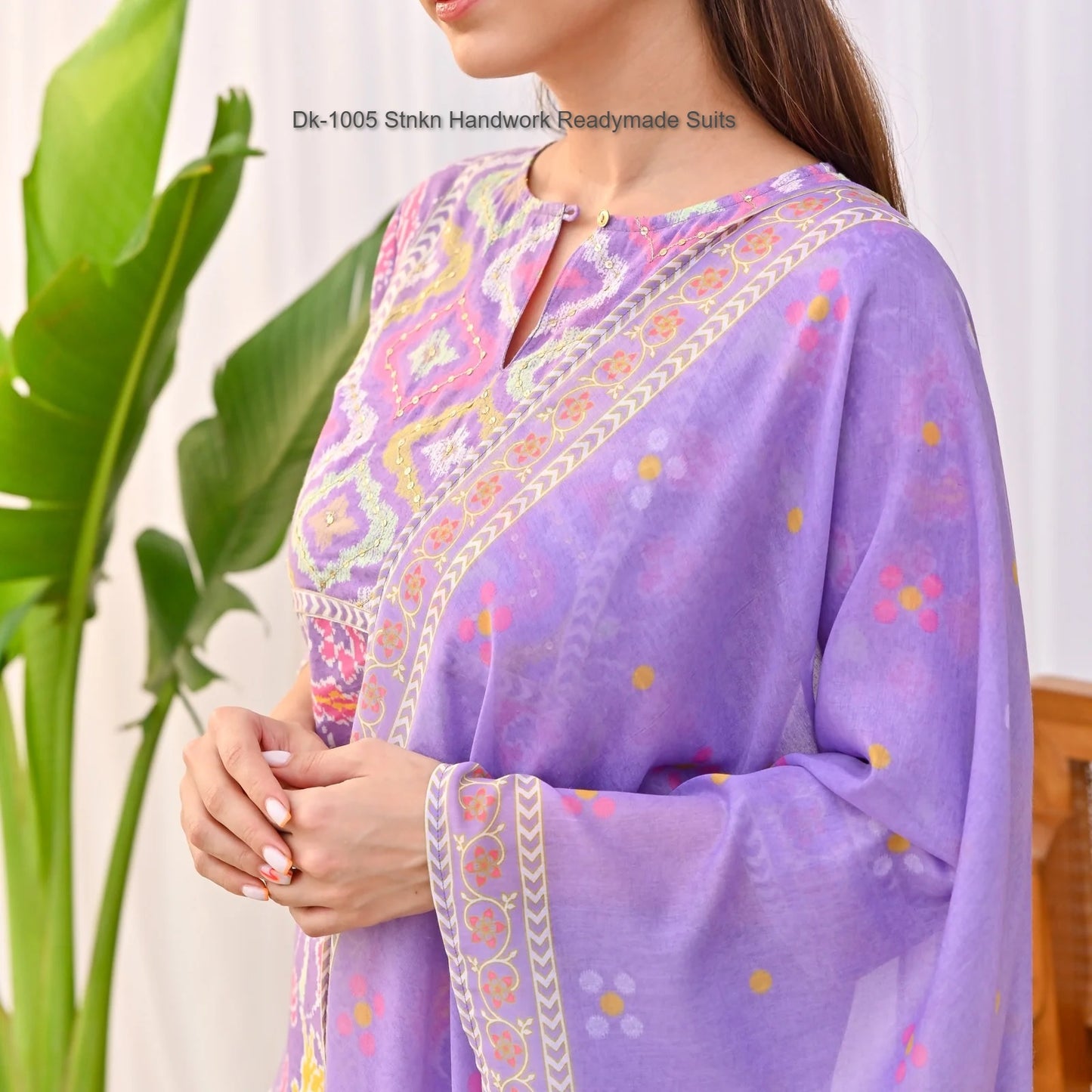 Dk-1005 Stnkn Handwork Readymade Suits