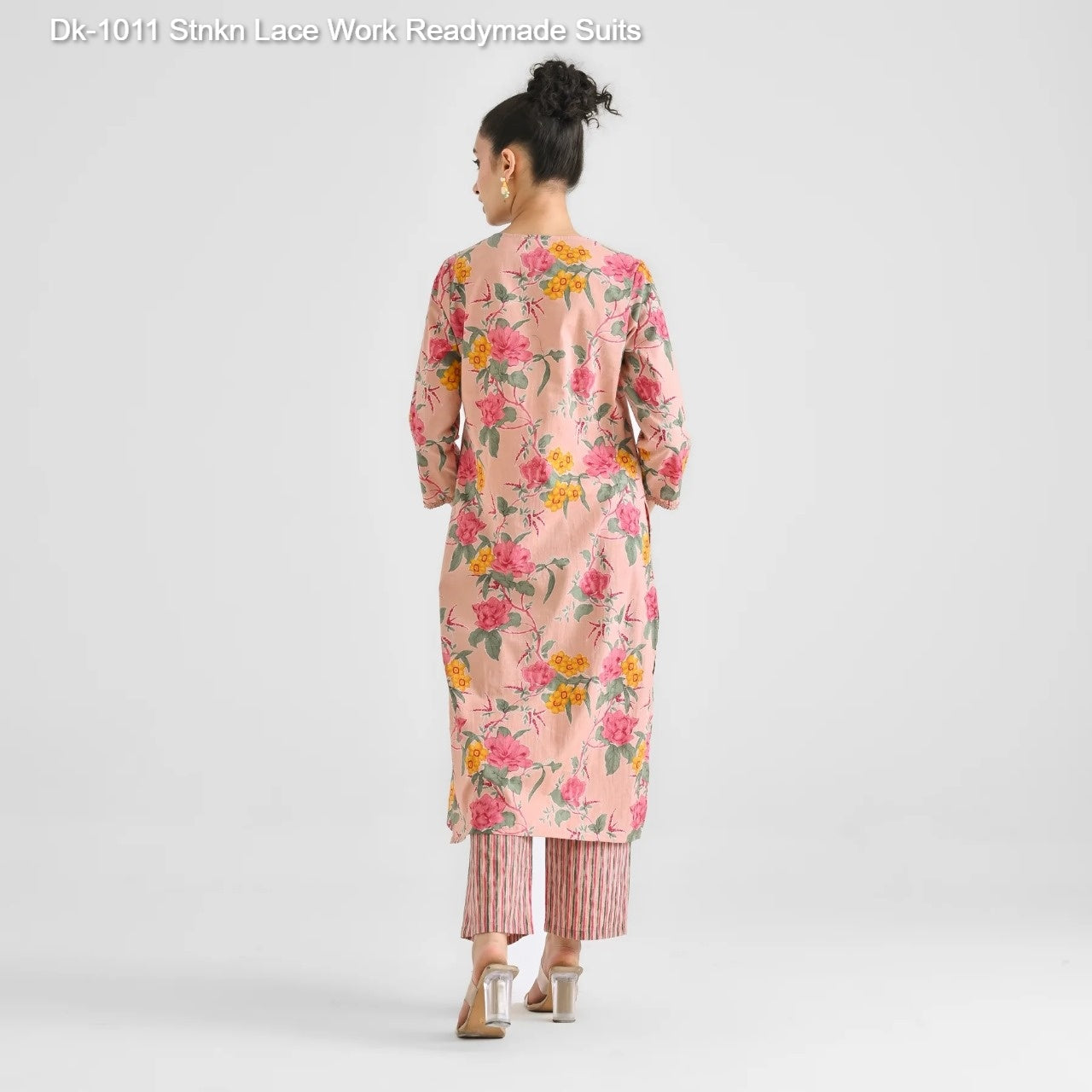 Dk-1011 Stnkn Lace Work Readymade Suits