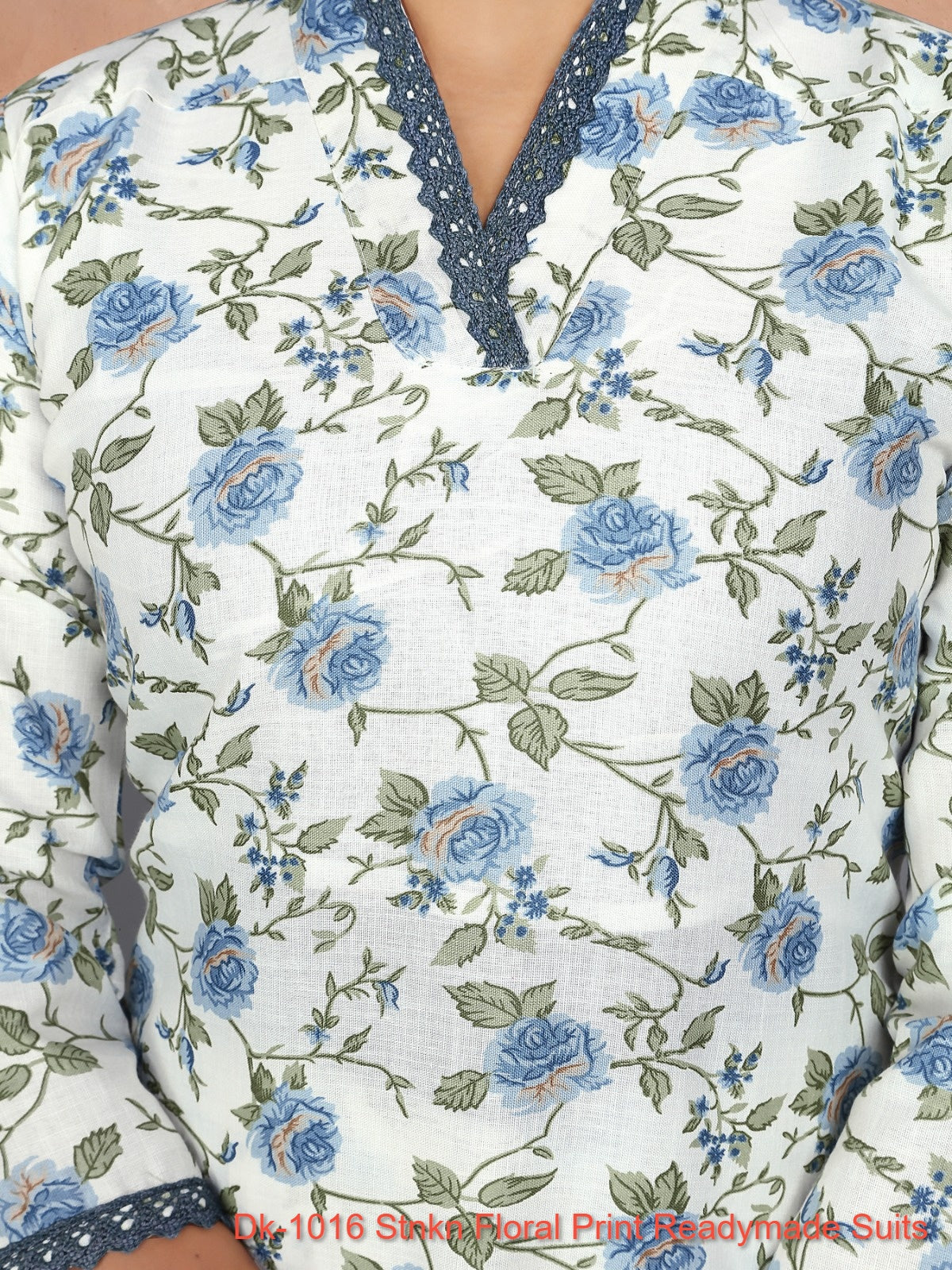 Dk-1016 Stnkn Floral Print Readymade Suits