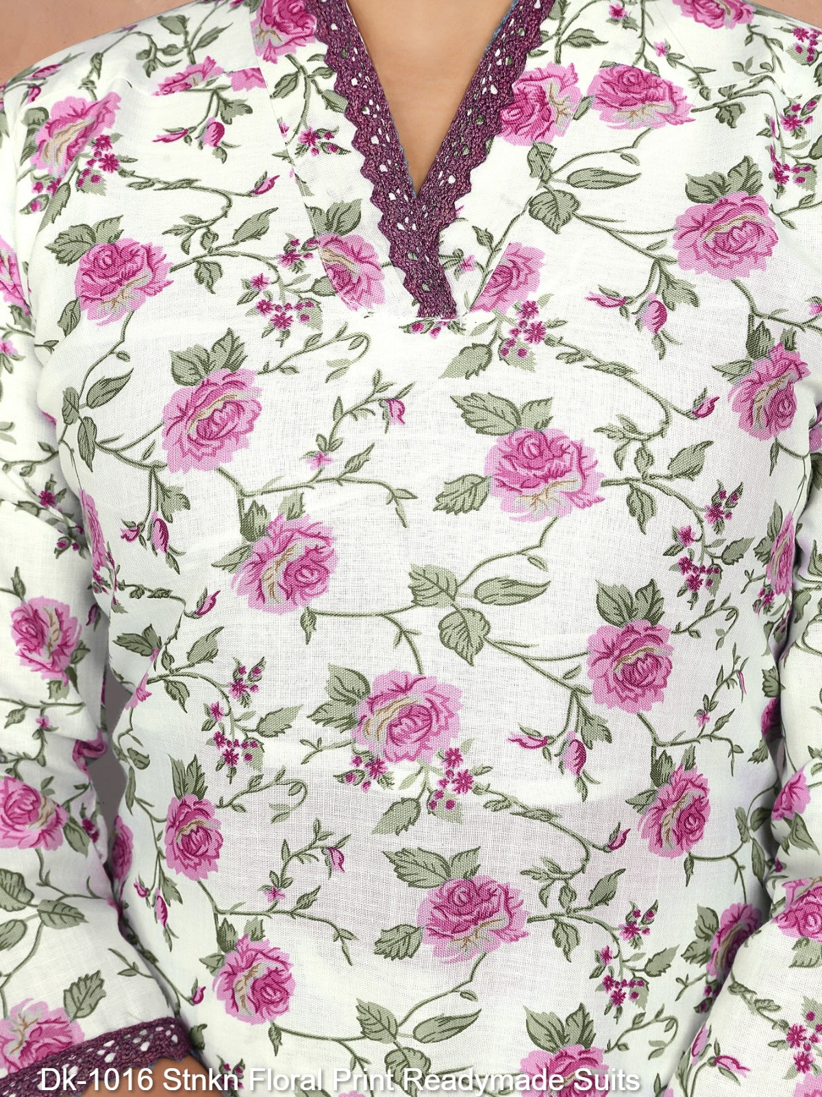 Dk-1016 Stnkn Floral Print Readymade Suits