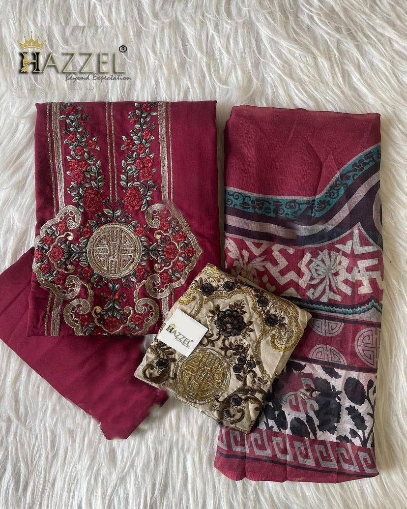 Dn-035 Hazzel Sequence Work Pakistani Salwar Suits