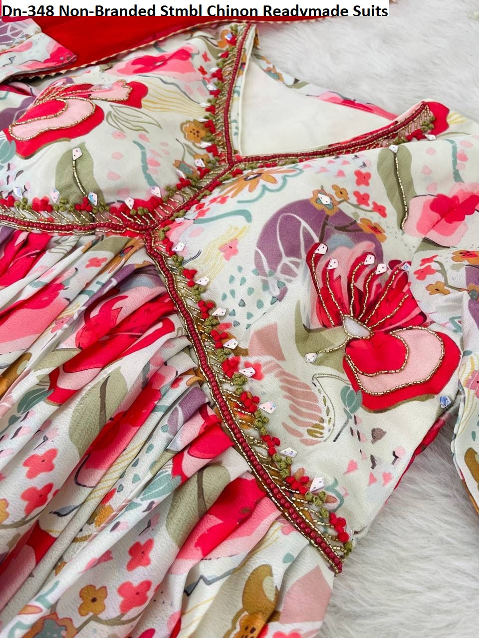 Dn-348 Non-Branded Stmbl Chinon Readymade Suits