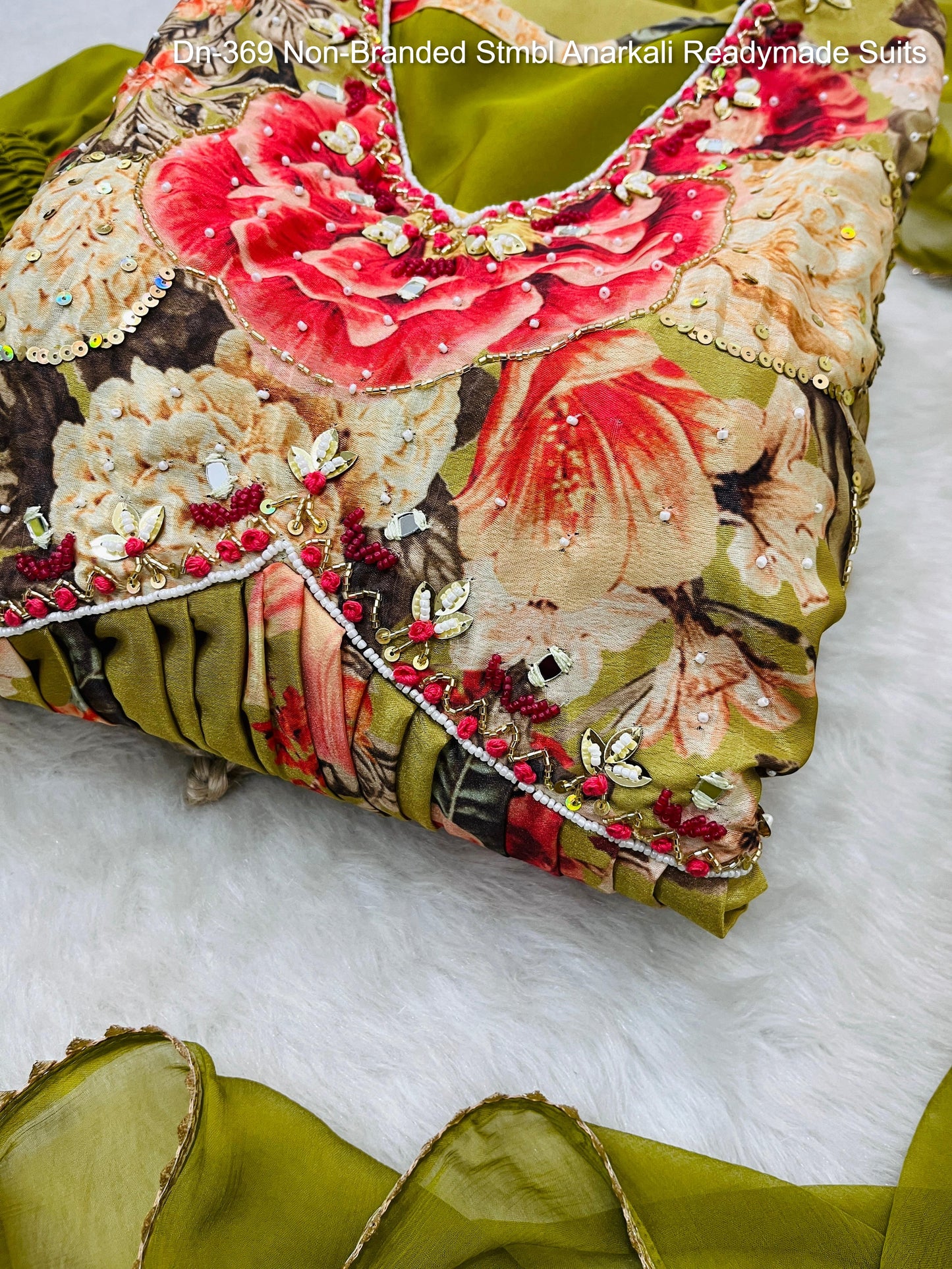 Pink Cotton Non-Branded Stscc Sequence Work Readymade Suits