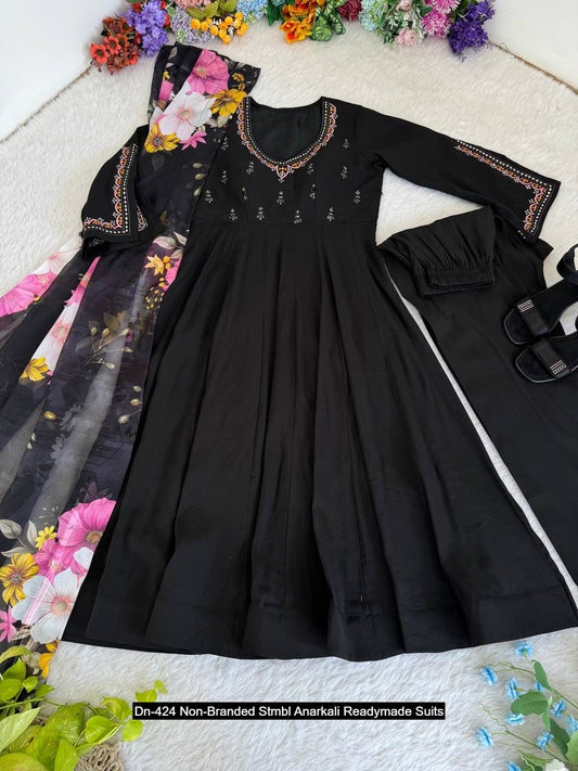 Dn-424 Non-Branded Stmbl Anarkali Readymade Suits