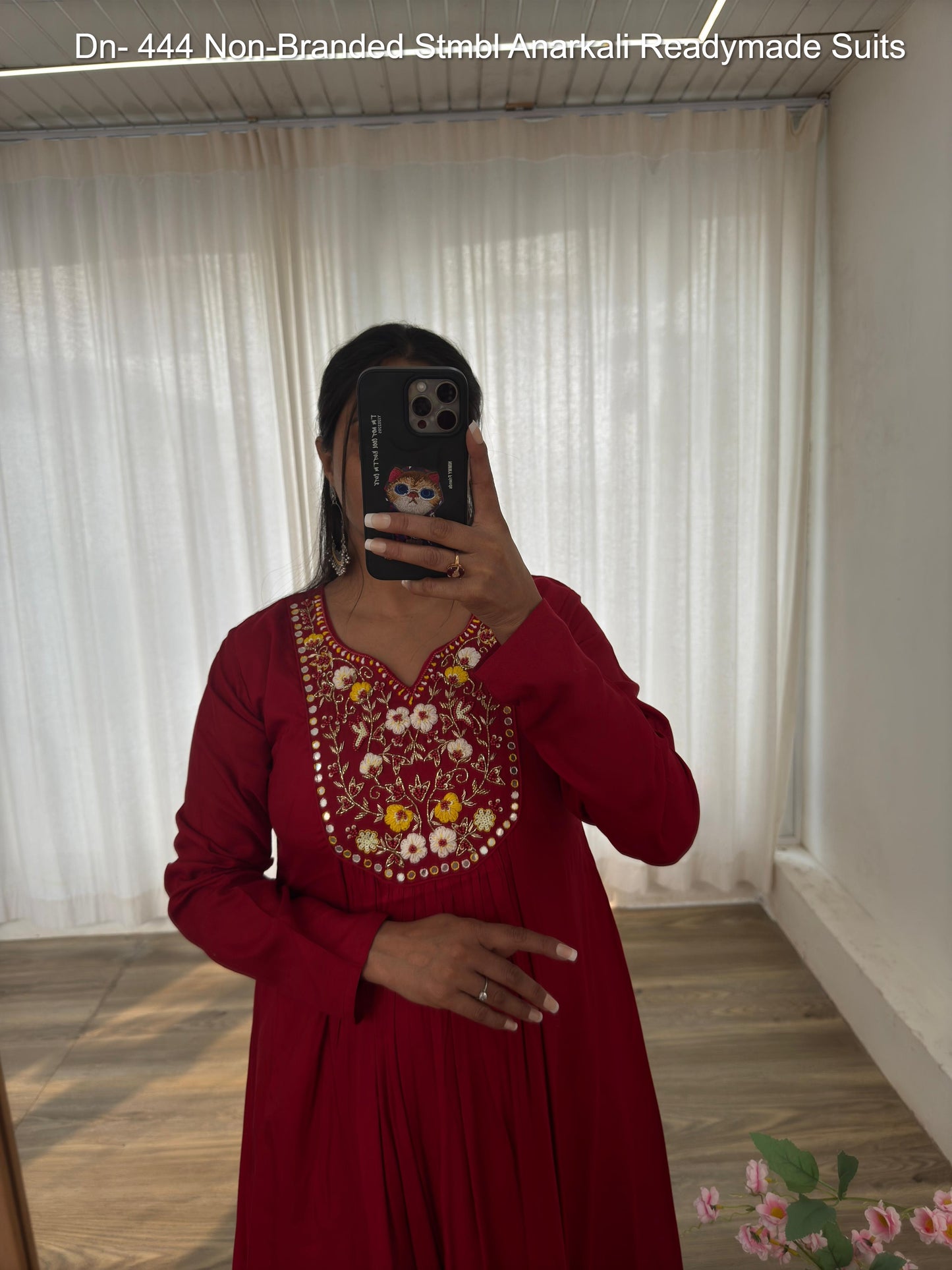 Dn- 444 Non-Branded Stmbl Anarkali Readymade Suits