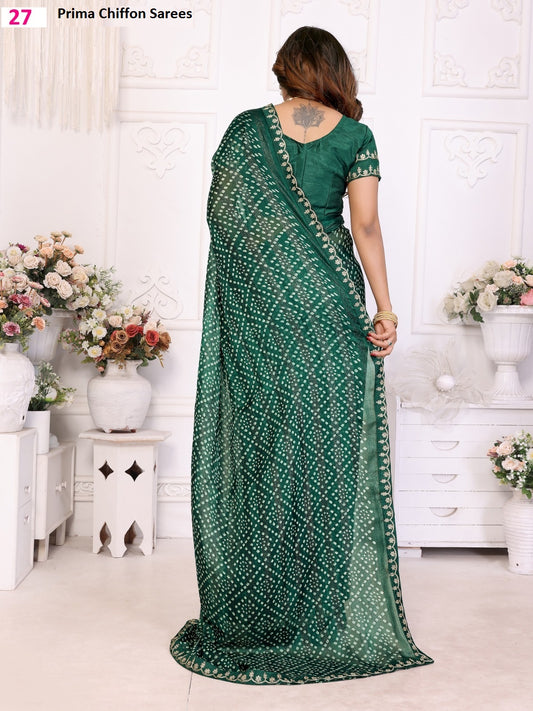 Dno 26 Prima Chiffon Sarees