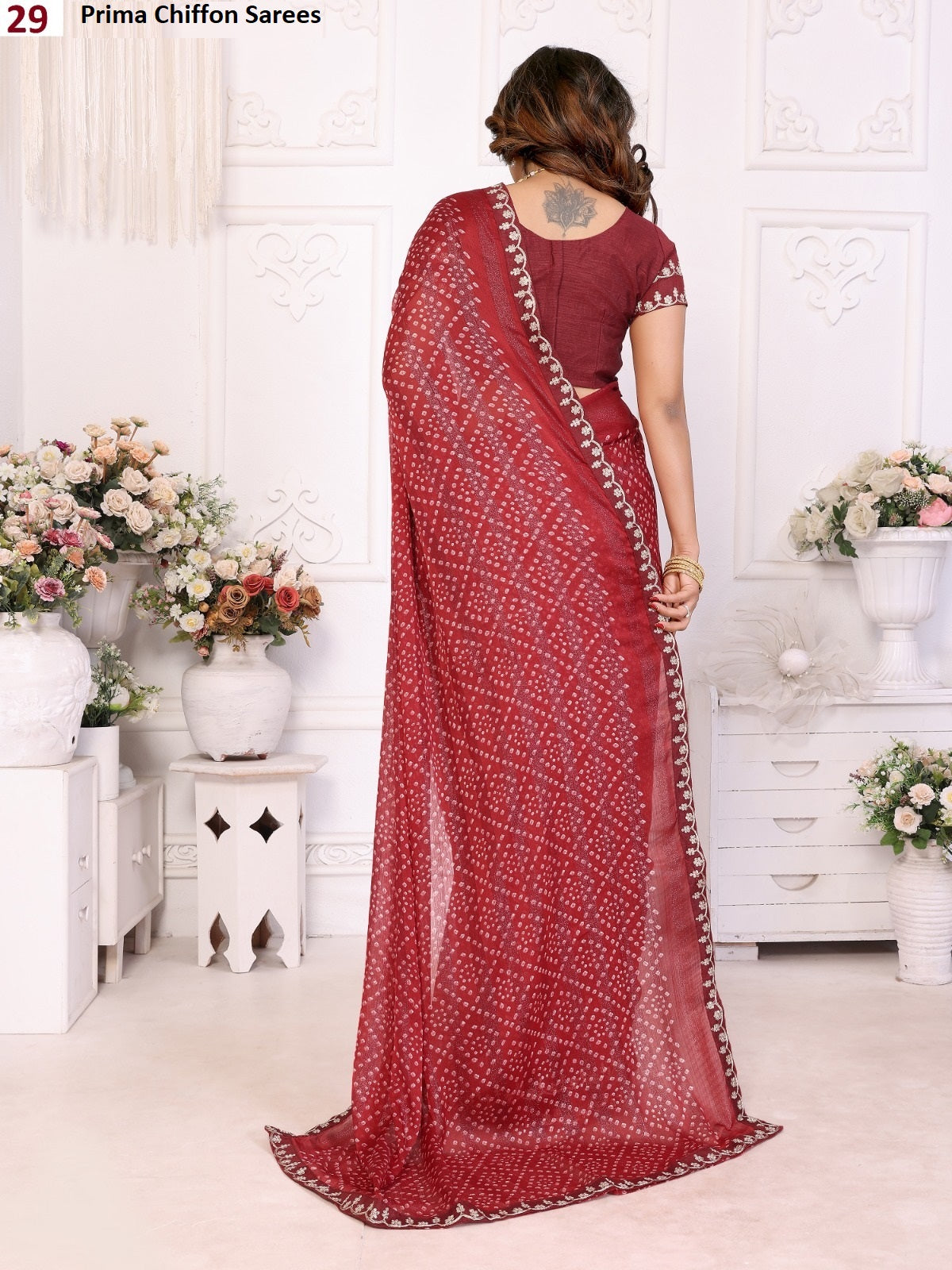 Dno 29 Prima Chiffon Sarees