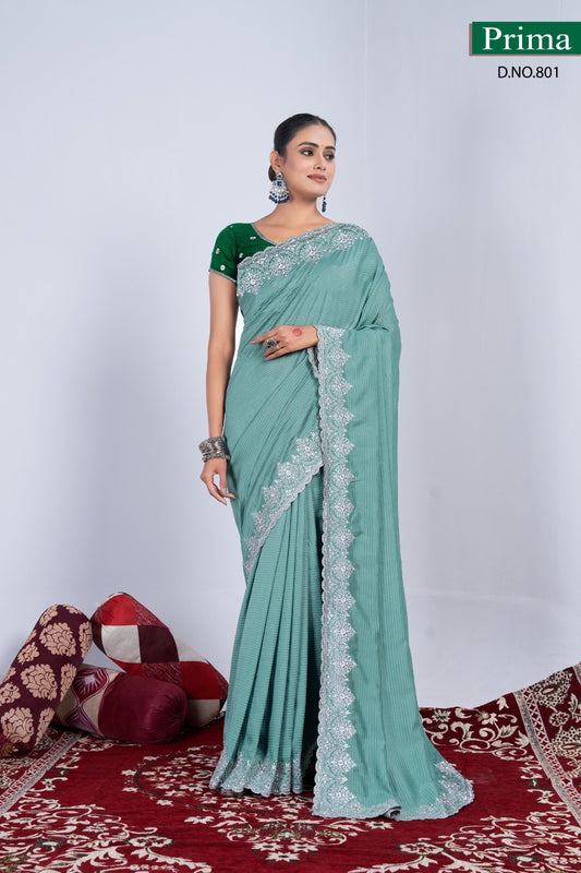 Dno 801 Prima Weaving Sarees