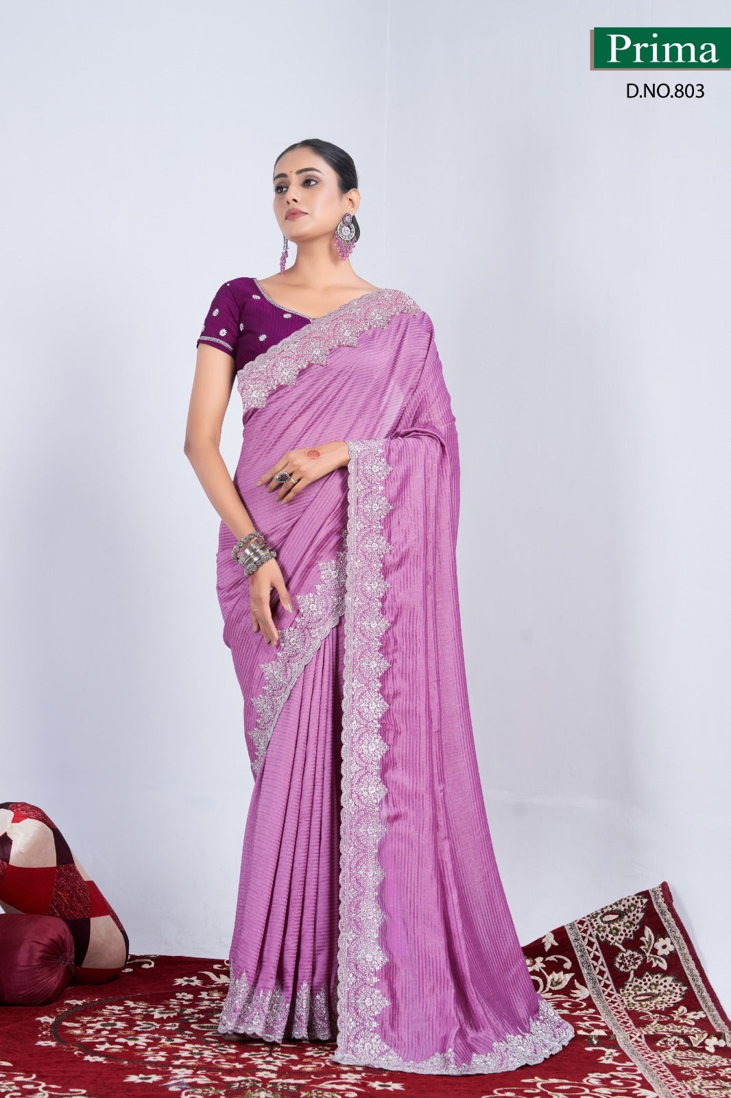Dno 803 Prima Weaving Sarees