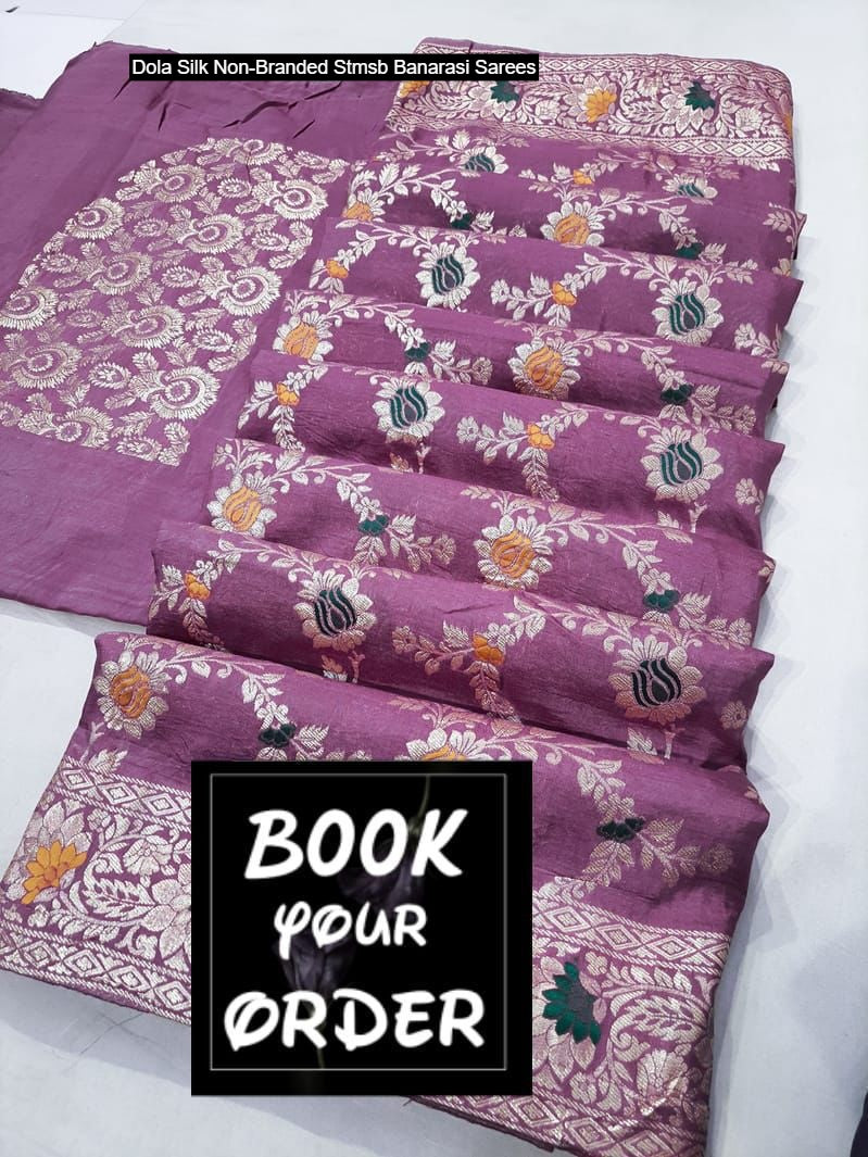Dola Silk Non-Branded Stmsb Banarasi Sarees