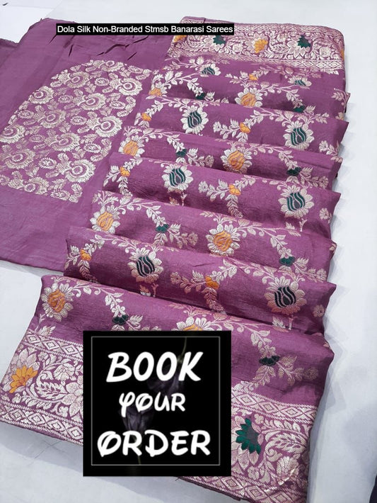 Dola Silk Non-Branded Stmsb Banarasi Sarees