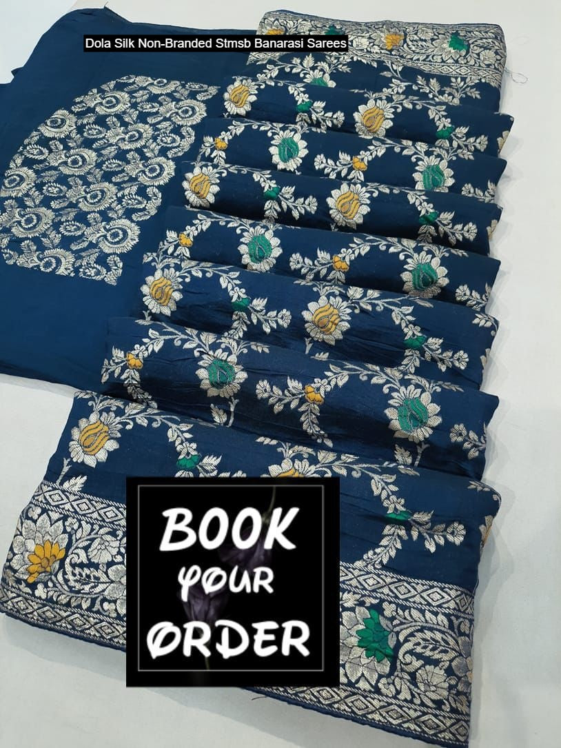 Dola Silk Non-Branded Stmsb Banarasi Sarees