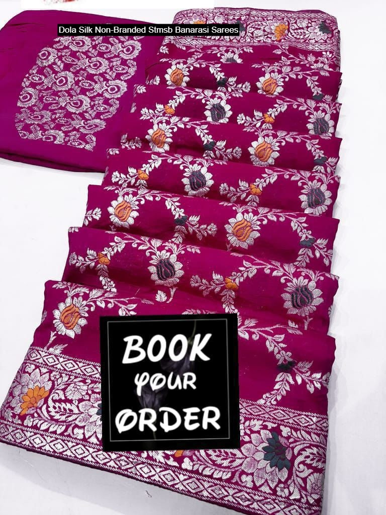 Dola Silk Non-Branded Stmsb Banarasi Sarees