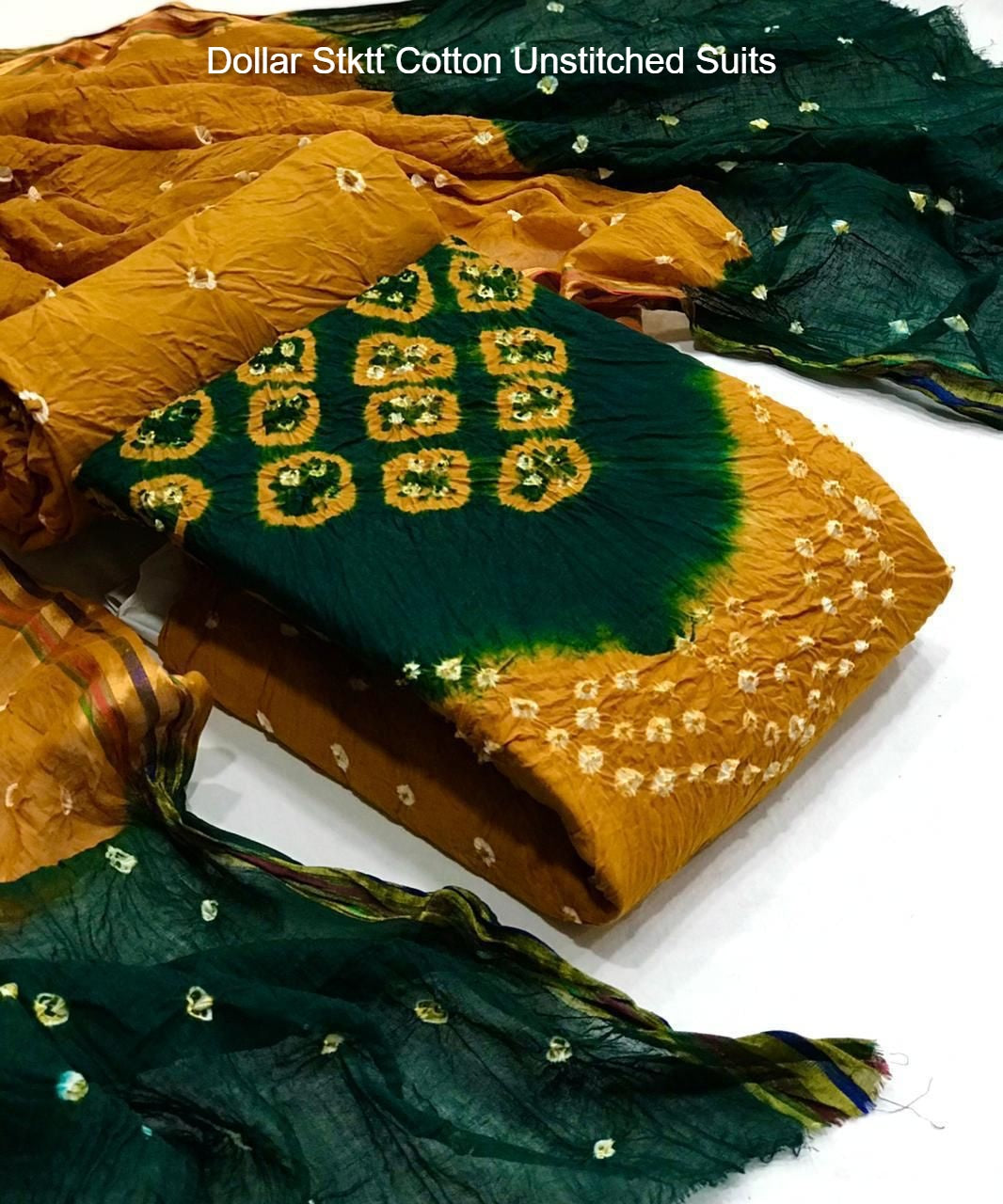 Dollar Stktt Cotton Unstitched Suits