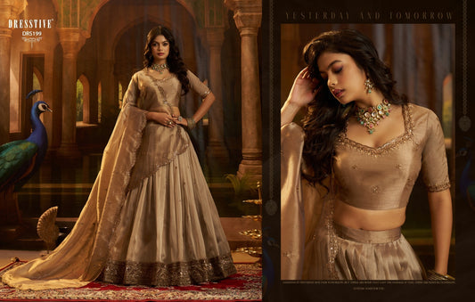 Drs-199 Girly Vol 1 Dresstive Organza Lehenga Choli