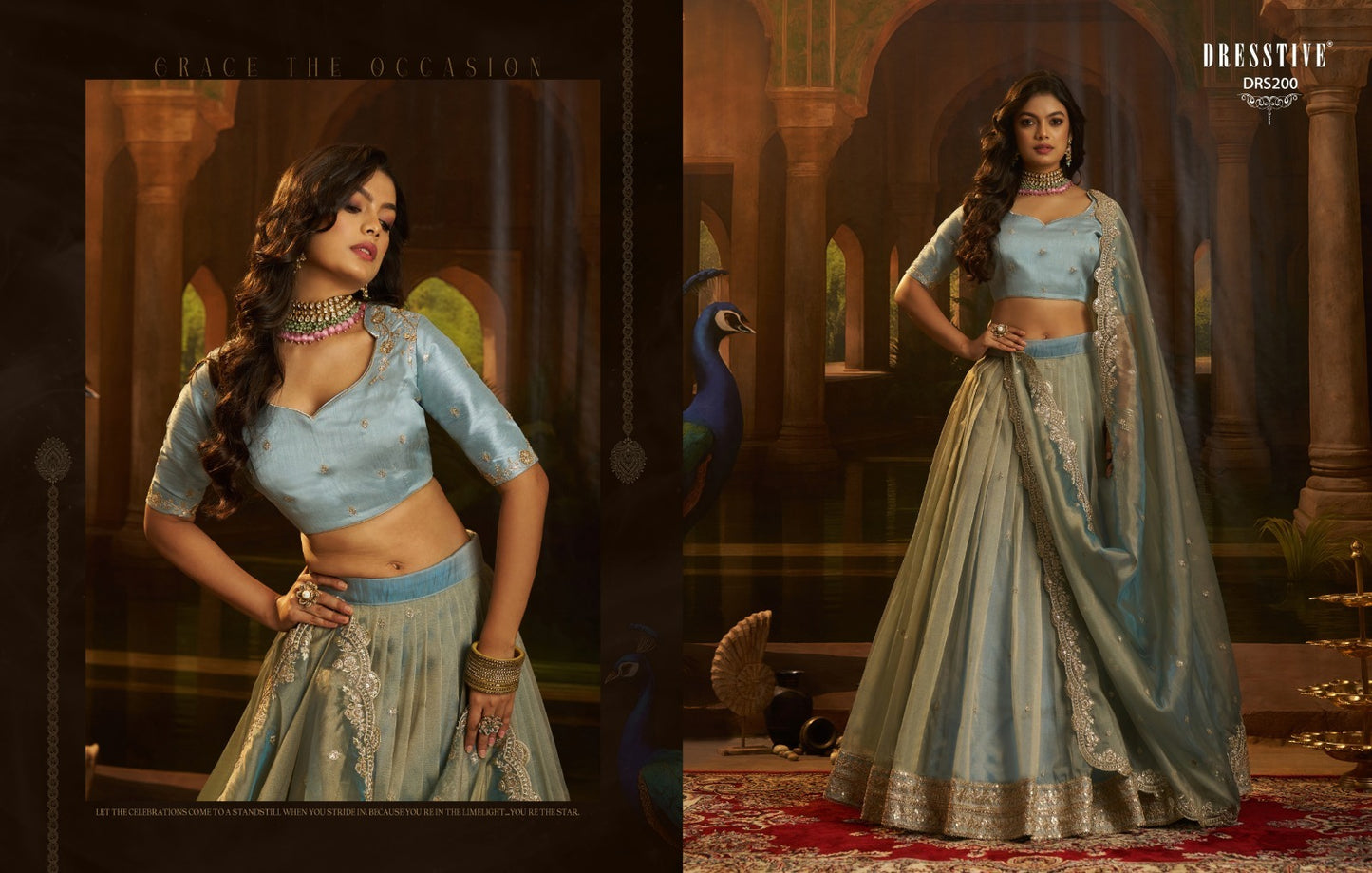 Drs-200 Girly Vol 1 Dresstive Organza Lehenga Choli
