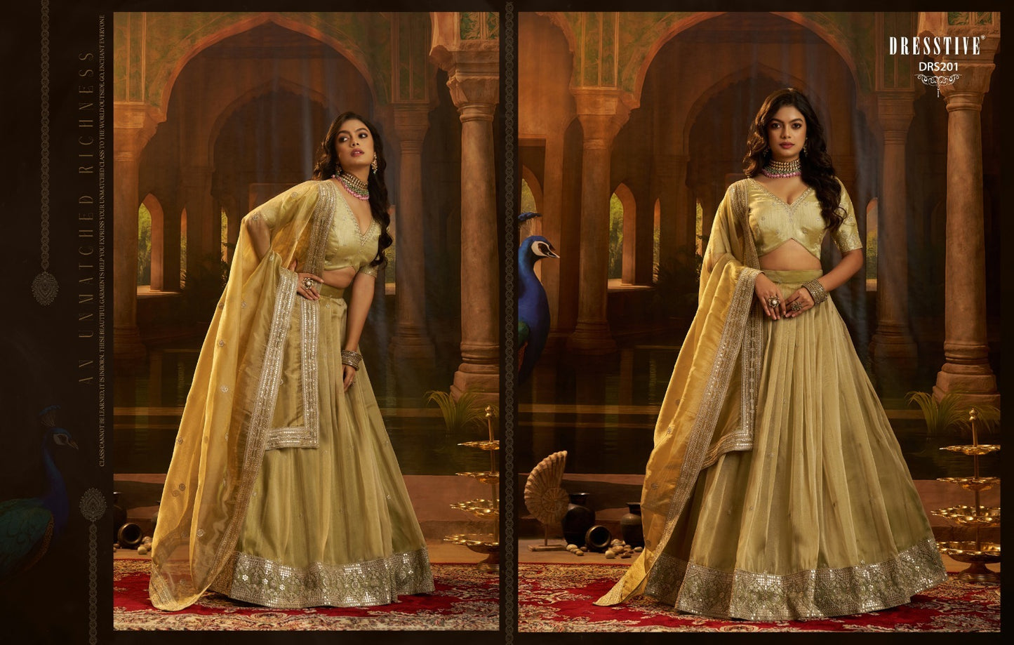 Drs-201 Girly Vol 1 Dresstive Organza Lehenga Choli