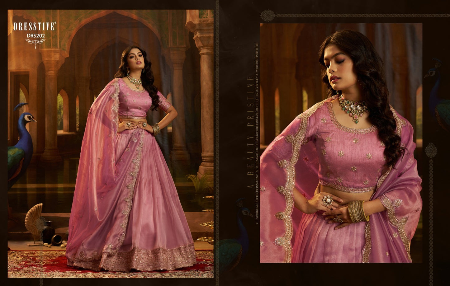 Drs-202 Girly Vol 1 Dresstive Organza Lehenga Choli