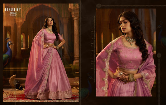 Drs-202 Girly Vol 1 Dresstive Organza Lehenga Choli