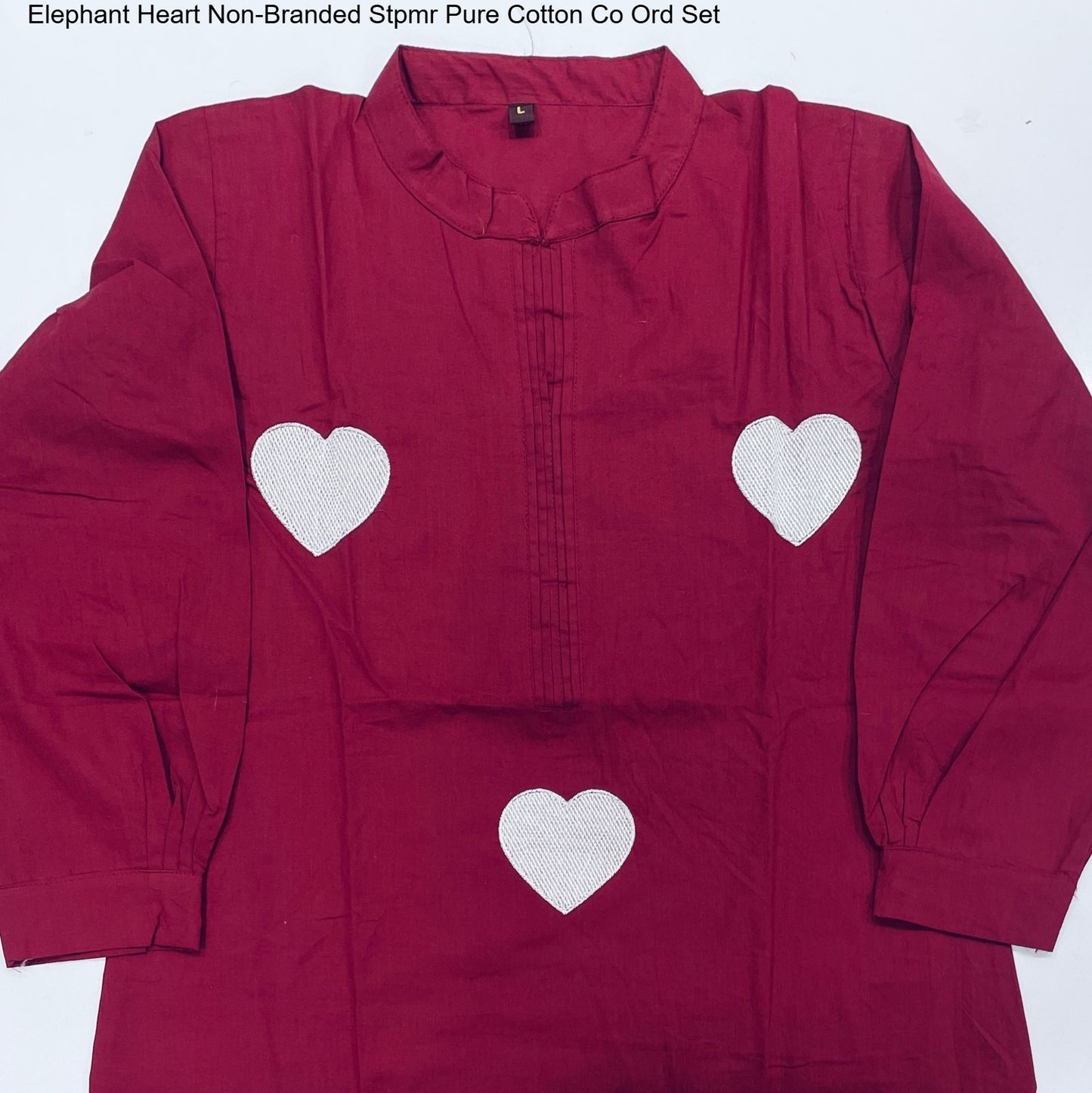 Elephant Heart Non-Branded Stpmr Pure Cotton Co Ord Set
