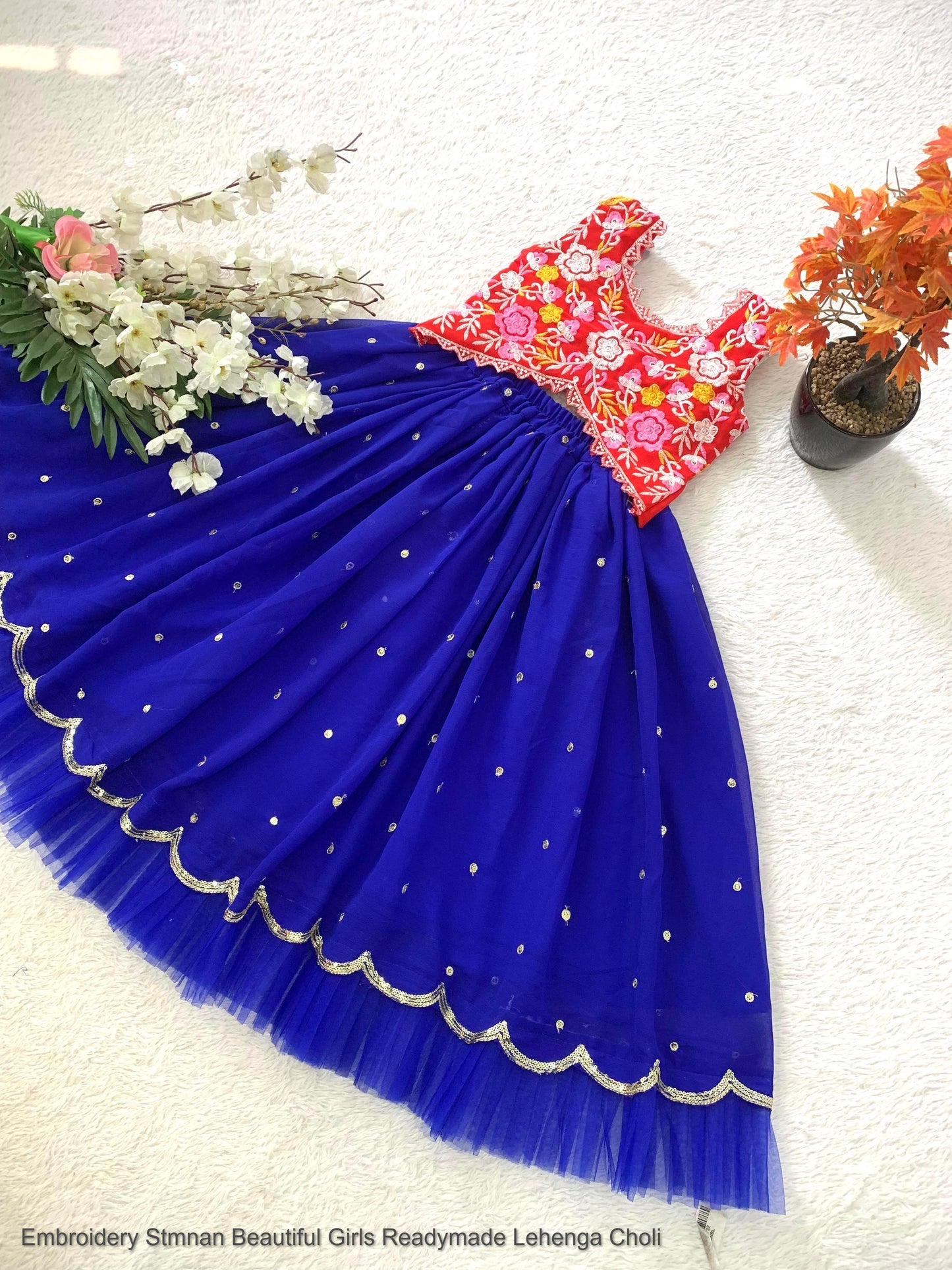 Embroidery Stmnan Beautiful Girls Readymade Lehenga Choli