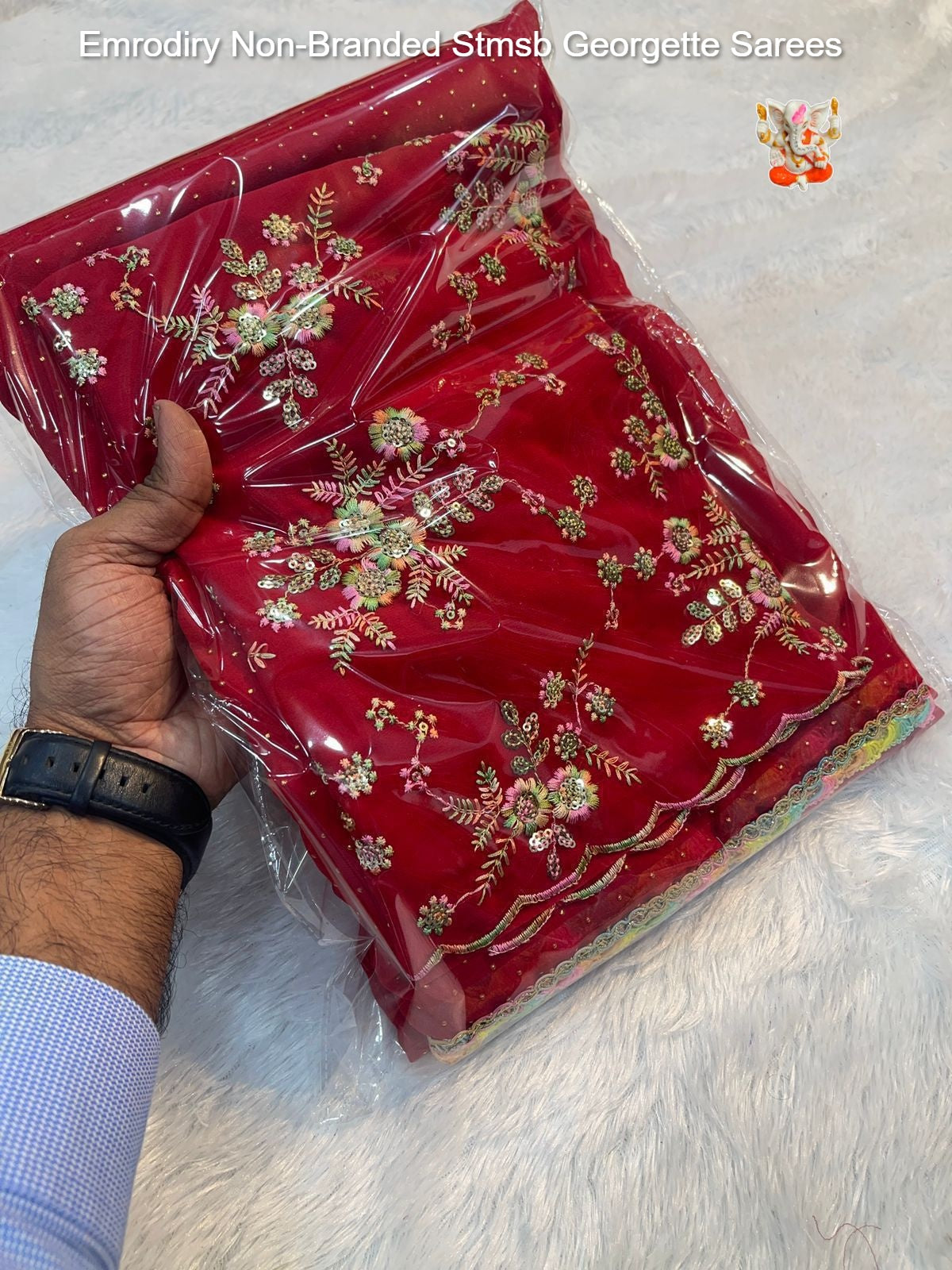 Emrodiry Non-Branded Stmsb Georgette Sarees