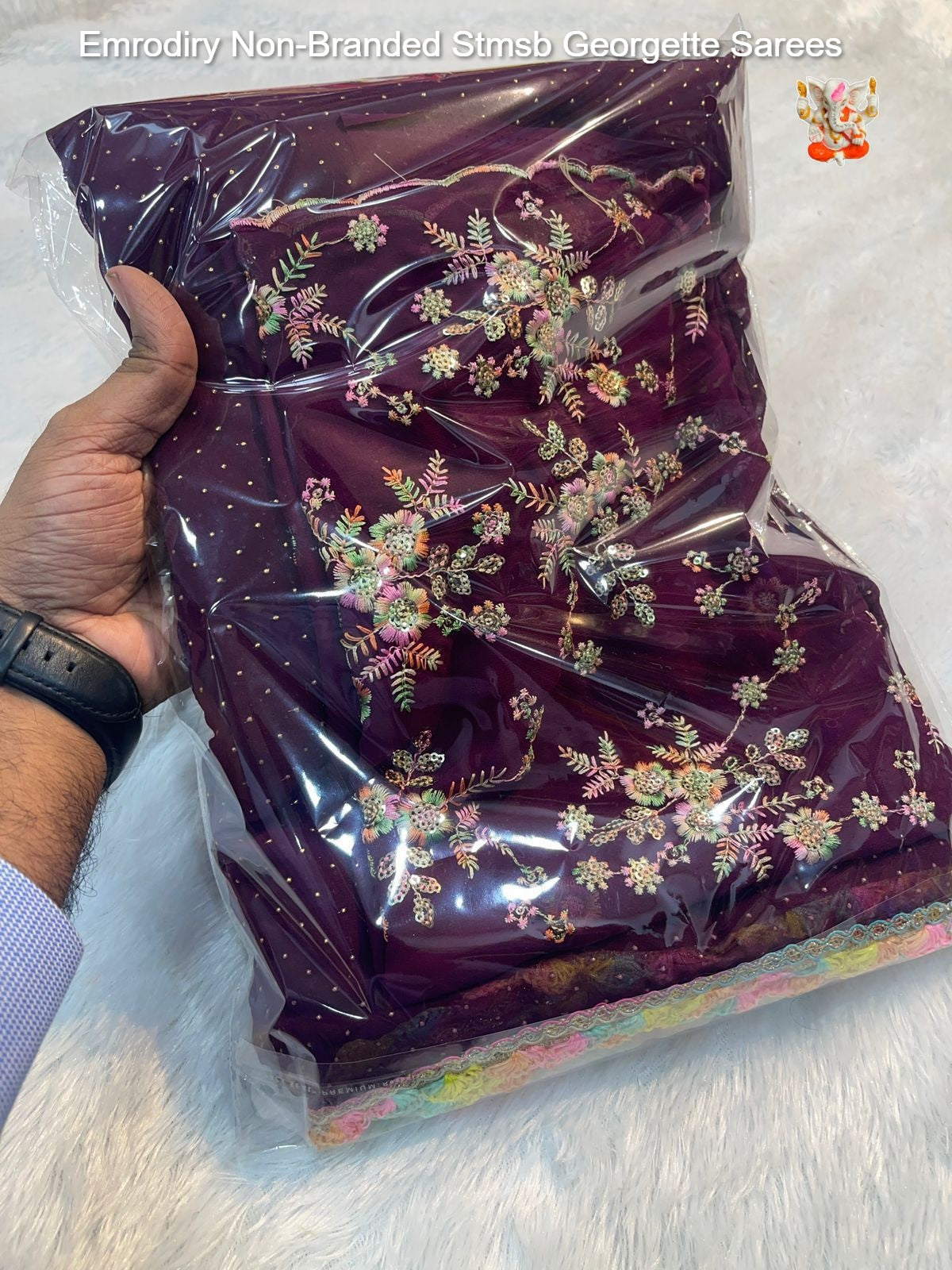 Emrodiry Non-Branded Stmsb Georgette Sarees