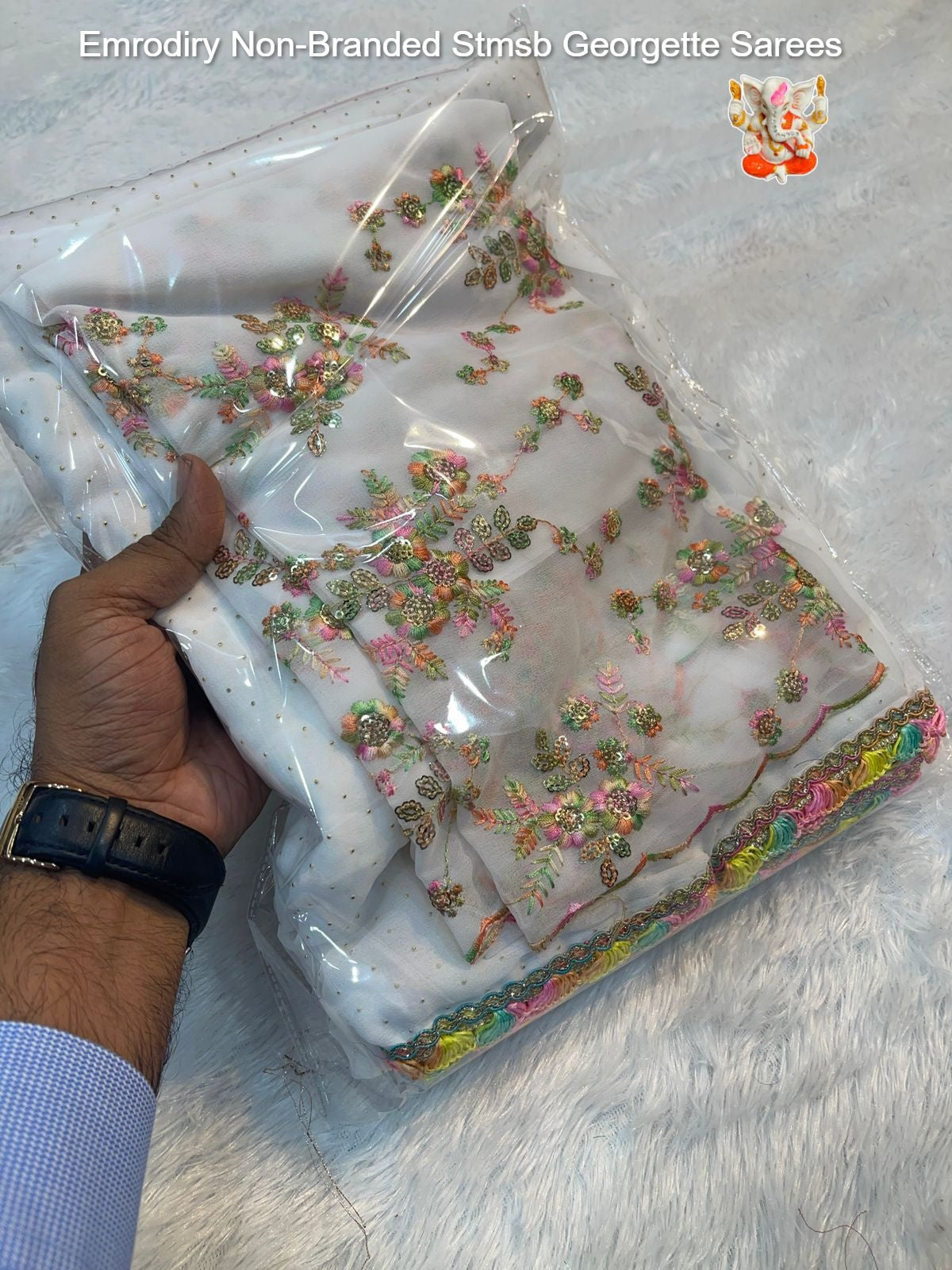 Emrodiry Non-Branded Stmsb Georgette Sarees