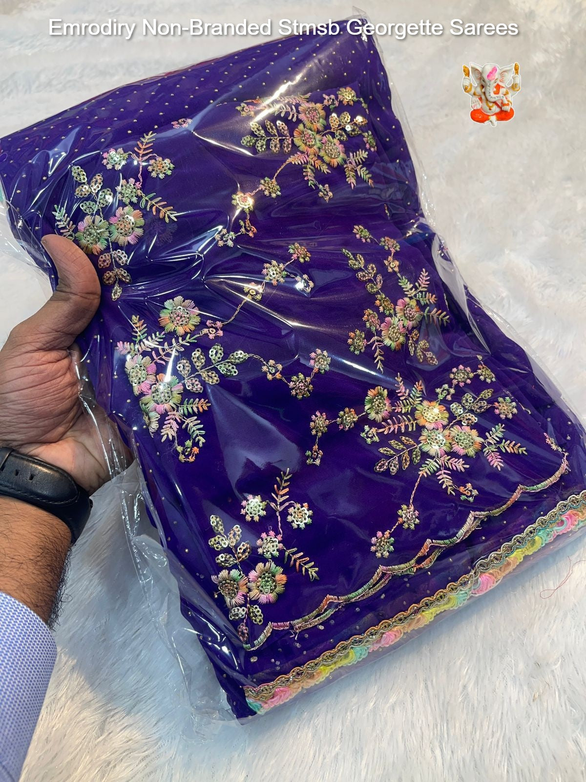 Emrodiry Non-Branded Stmsb Georgette Sarees