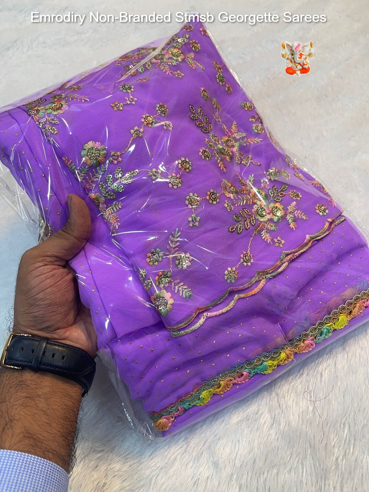 Emrodiry Non-Branded Stmsb Georgette Sarees