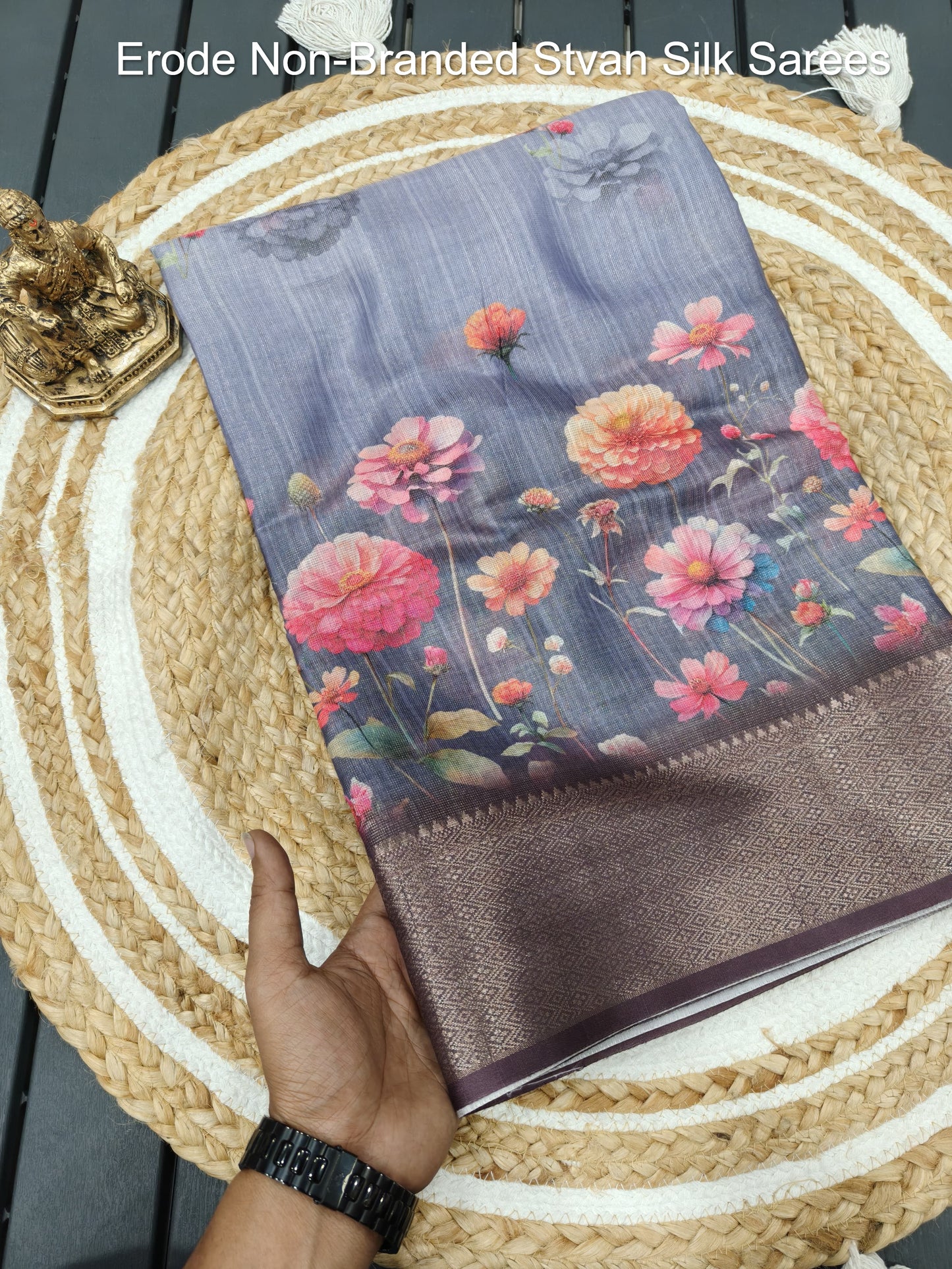 Erode Non-Branded Stvan Silk Sarees