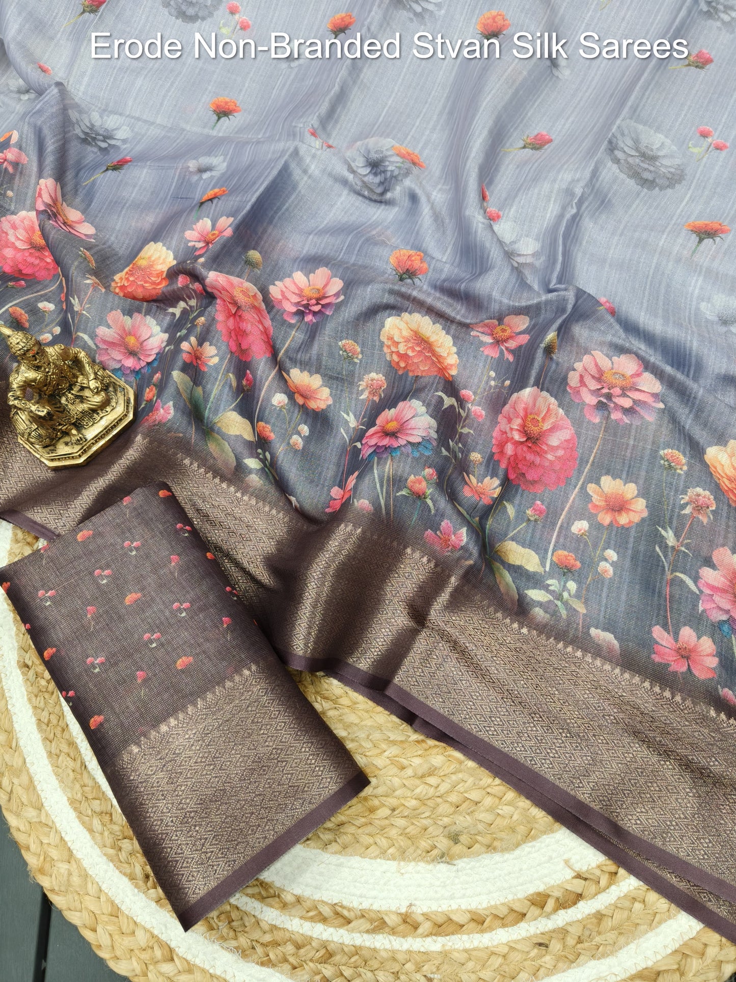 Erode Non-Branded Stvan Silk Sarees