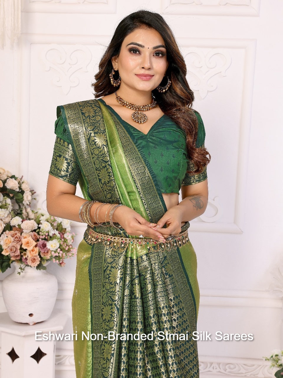 Eshwari Non-Branded Stmai Silk Sarees