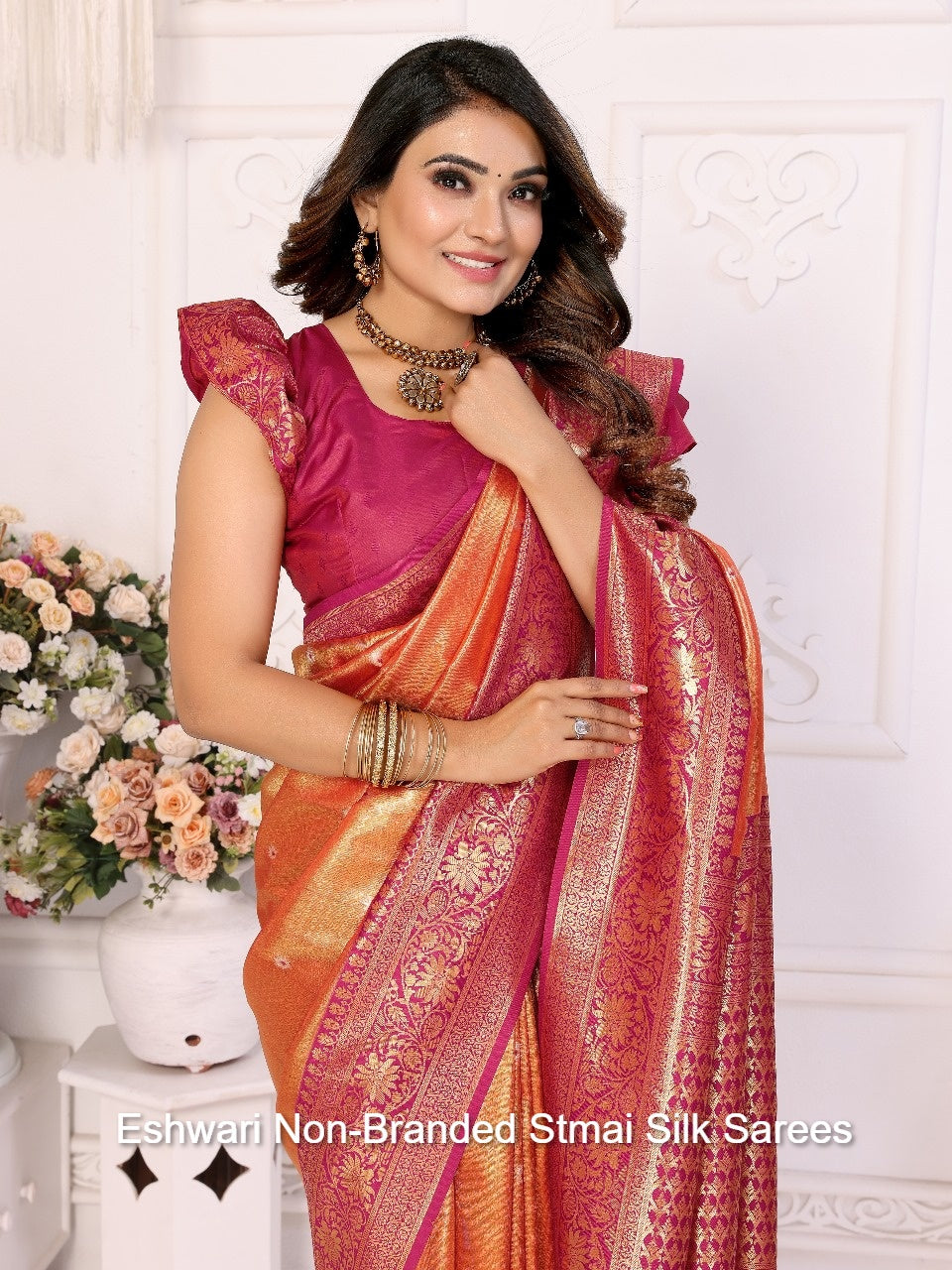 Eshwari Non-Branded Stmai Silk Sarees