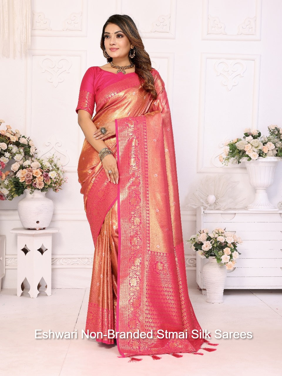 Eshwari Non-Branded Stmai Silk Sarees