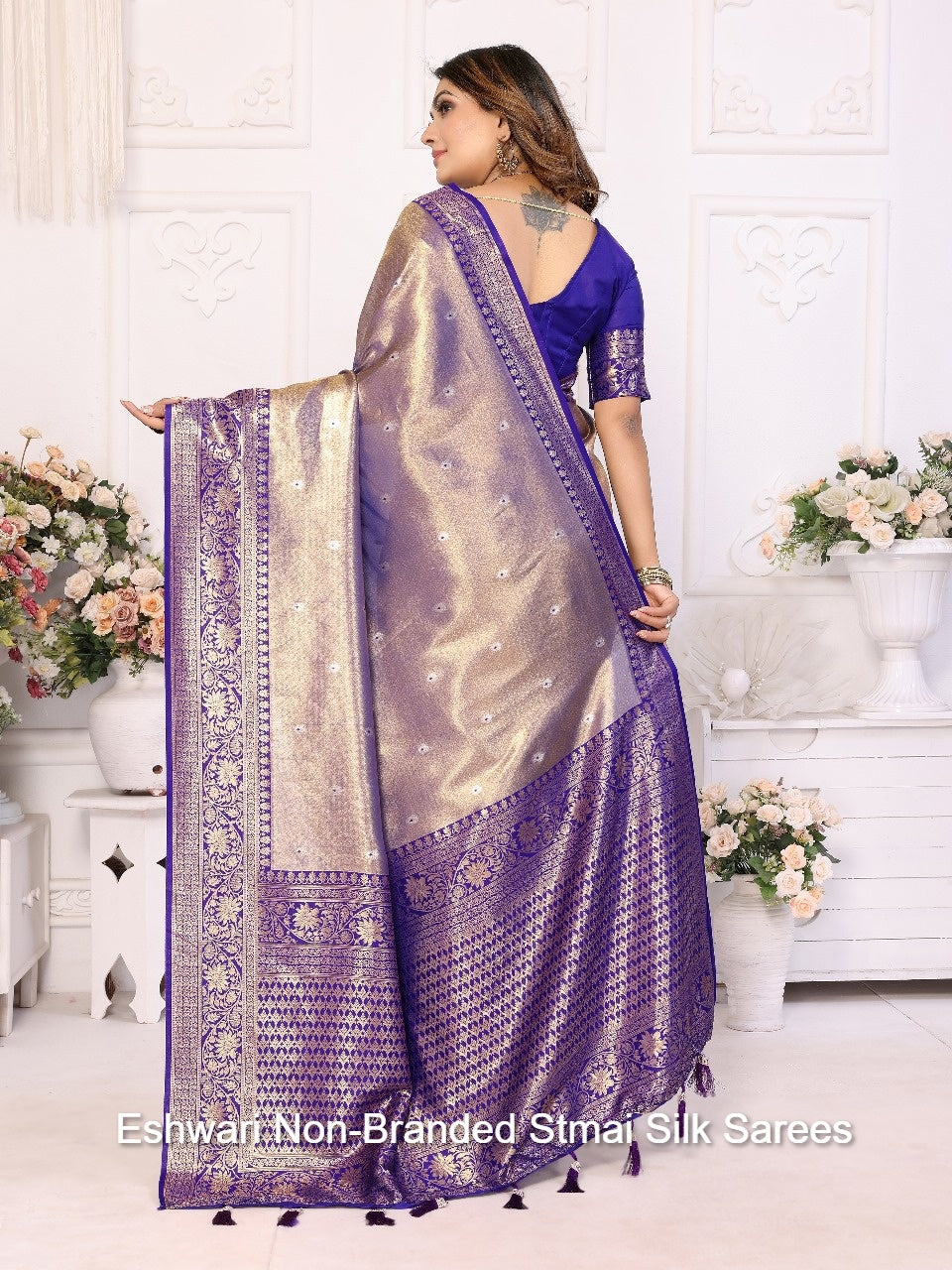 Eshwari Non-Branded Stmai Silk Sarees