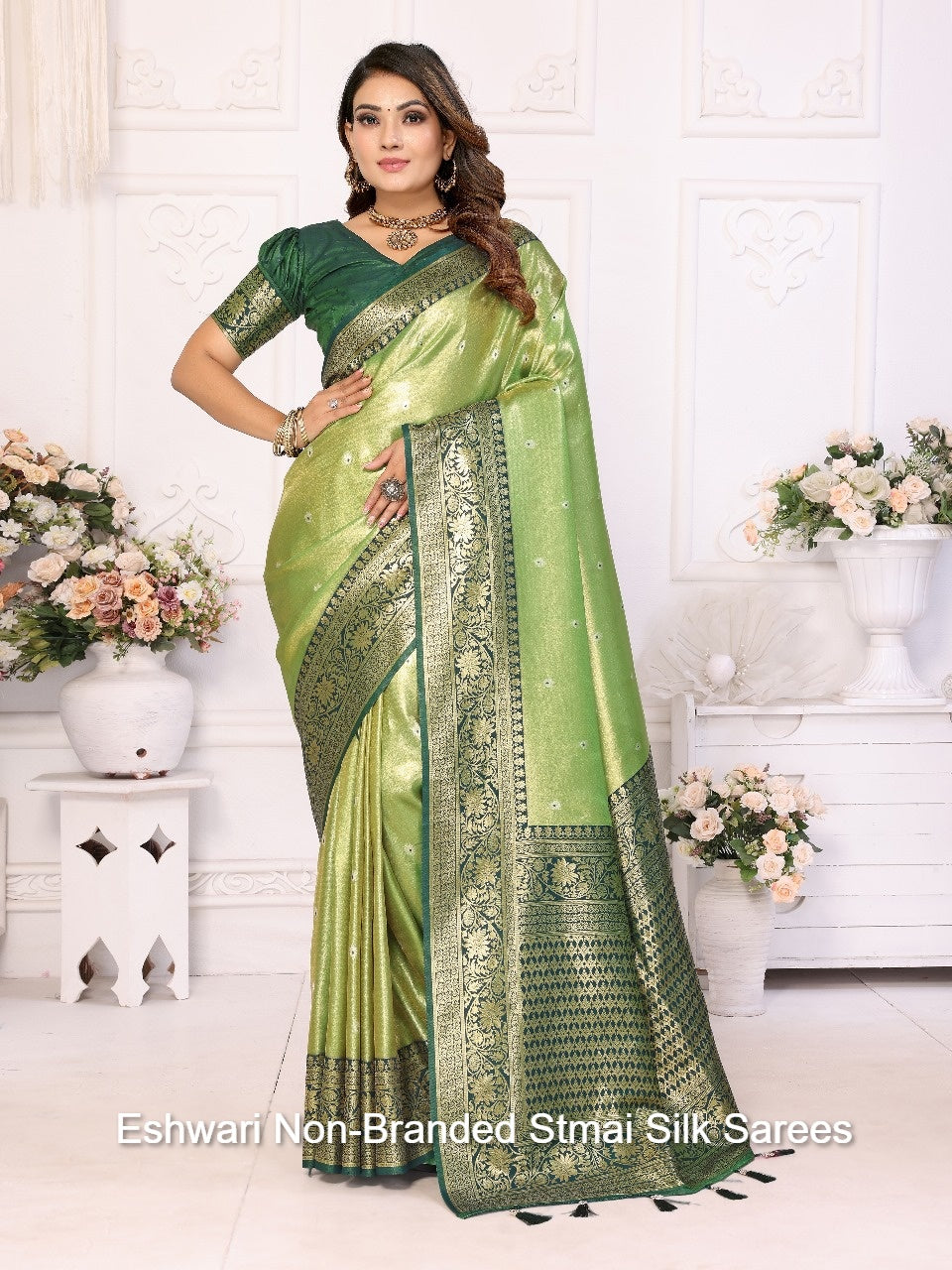 Eshwari Non-Branded Stmai Silk Sarees