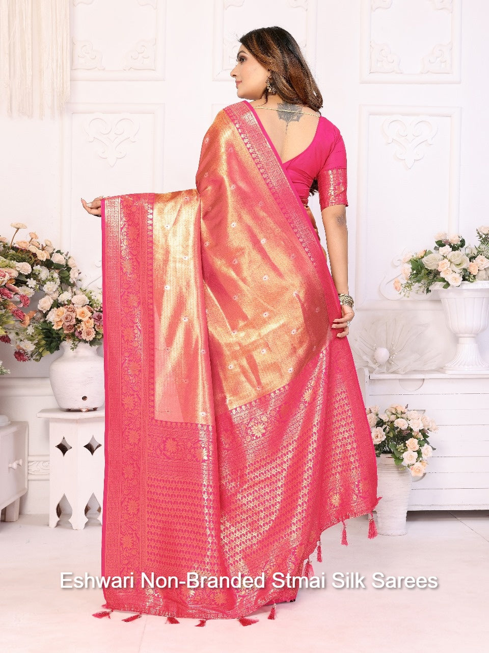 Eshwari Non-Branded Stmai Silk Sarees