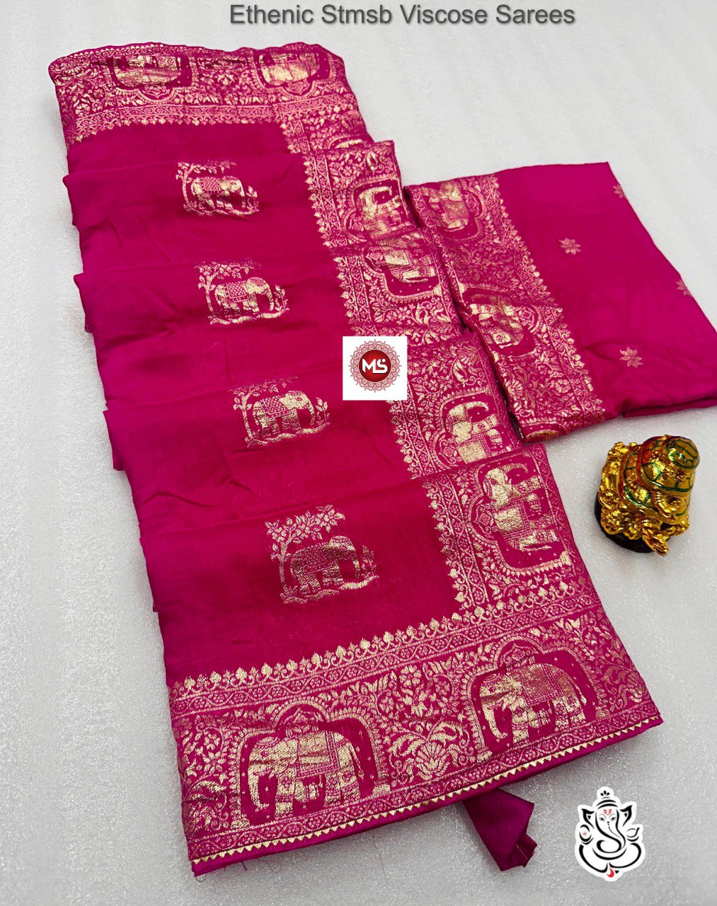 Ethenic Stmsb Viscose Sarees