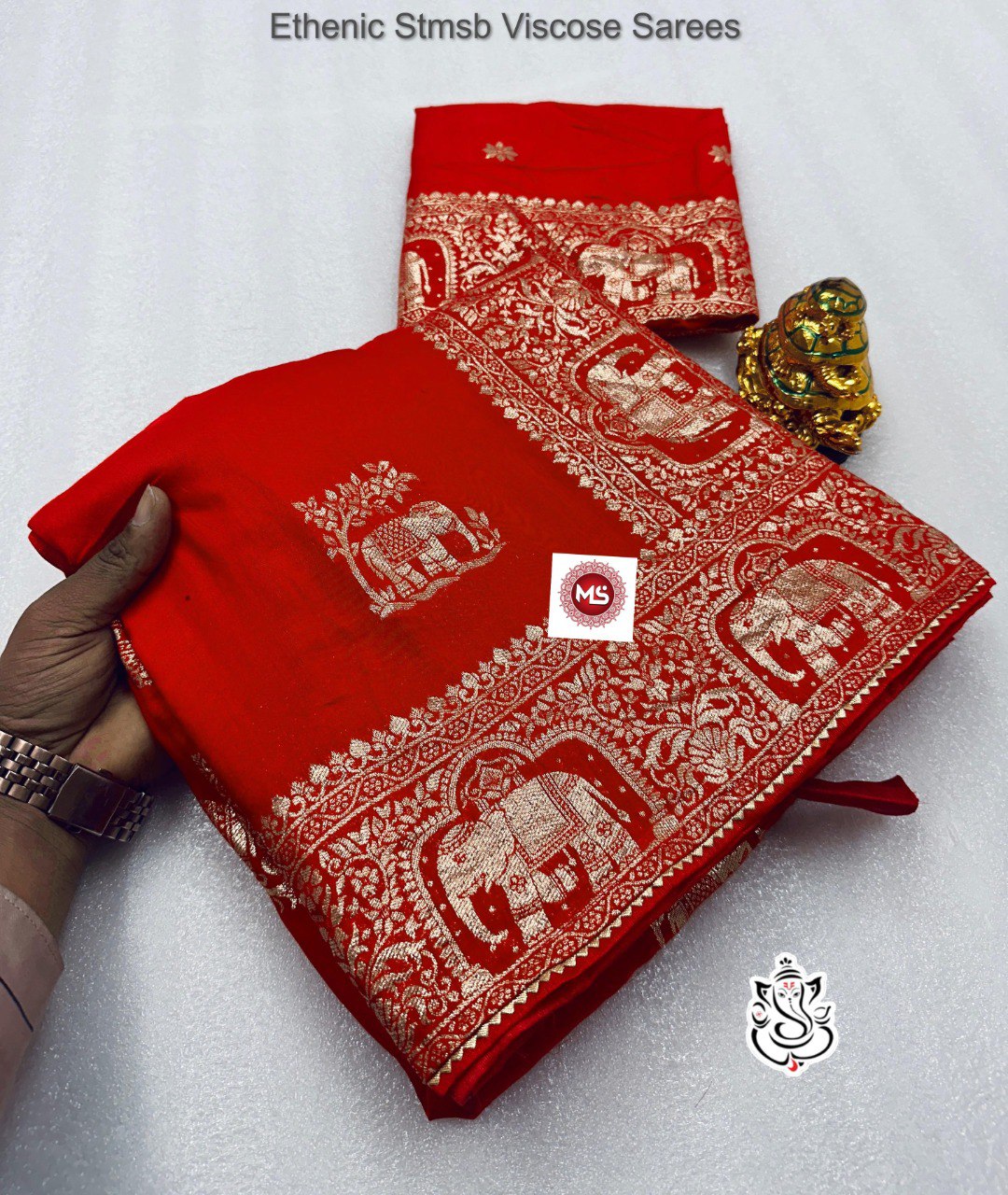 Ethenic Stmsb Viscose Sarees