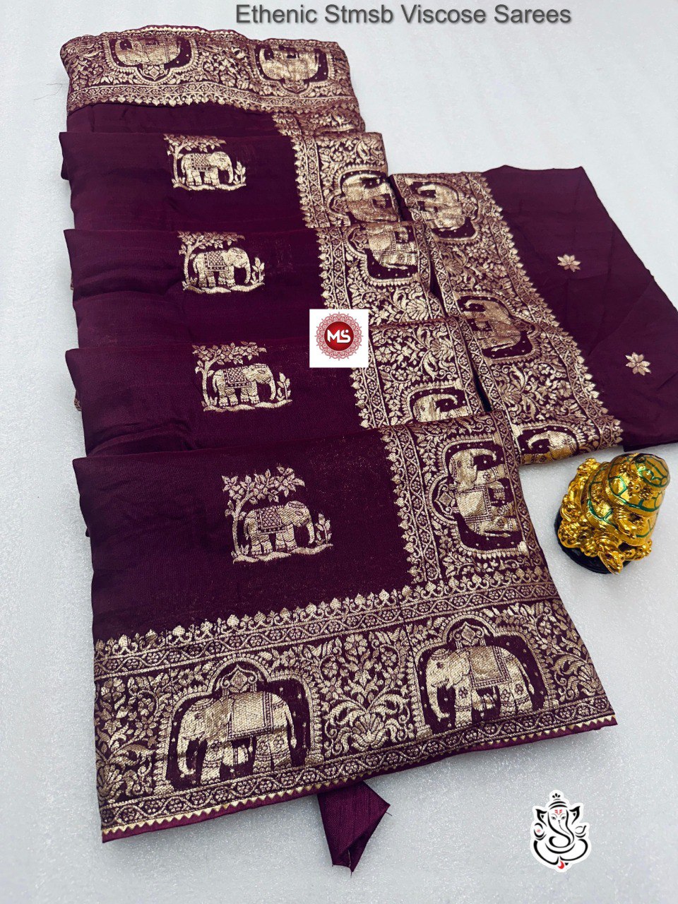 Ethenic Stmsb Viscose Sarees