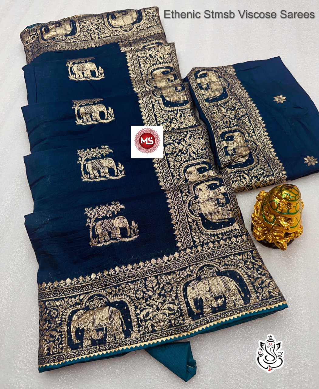 Ethenic Stmsb Viscose Sarees