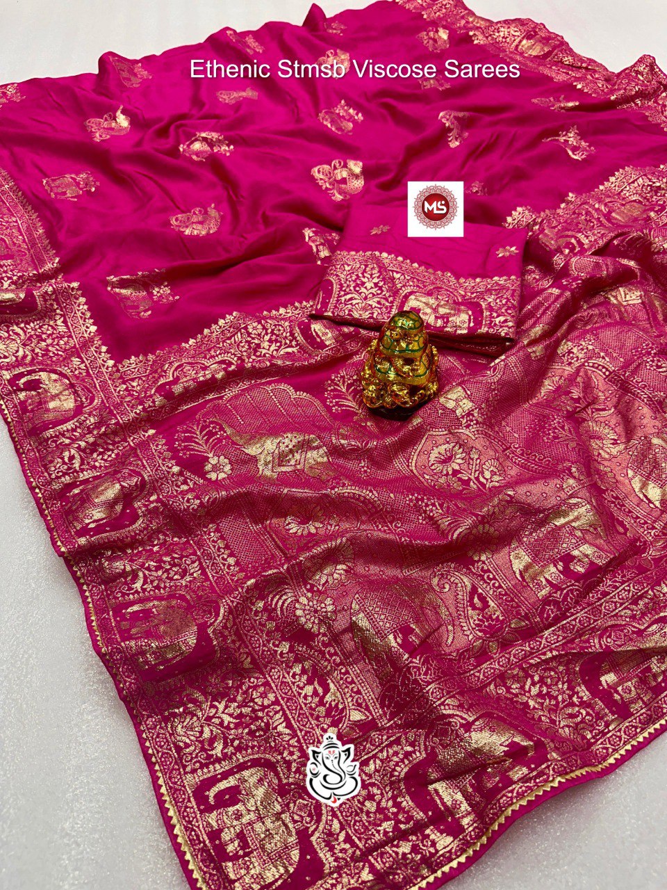 Ethenic Stmsb Viscose Sarees