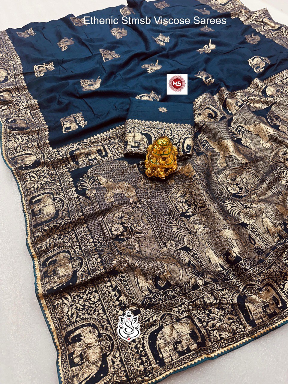 Ethenic Stmsb Viscose Sarees