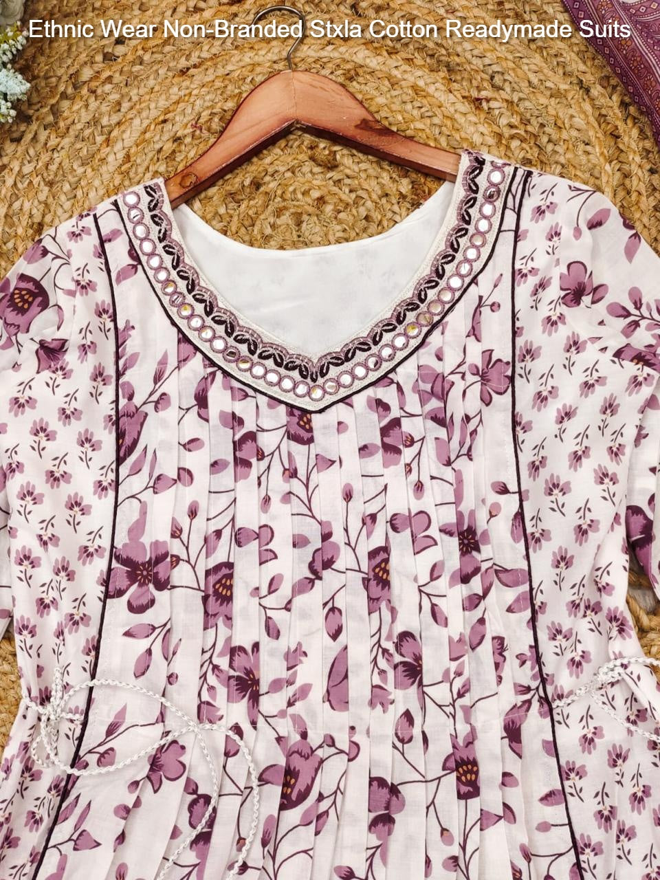 Ethnic Wear Non-Branded Stxla Cotton Readymade Suits